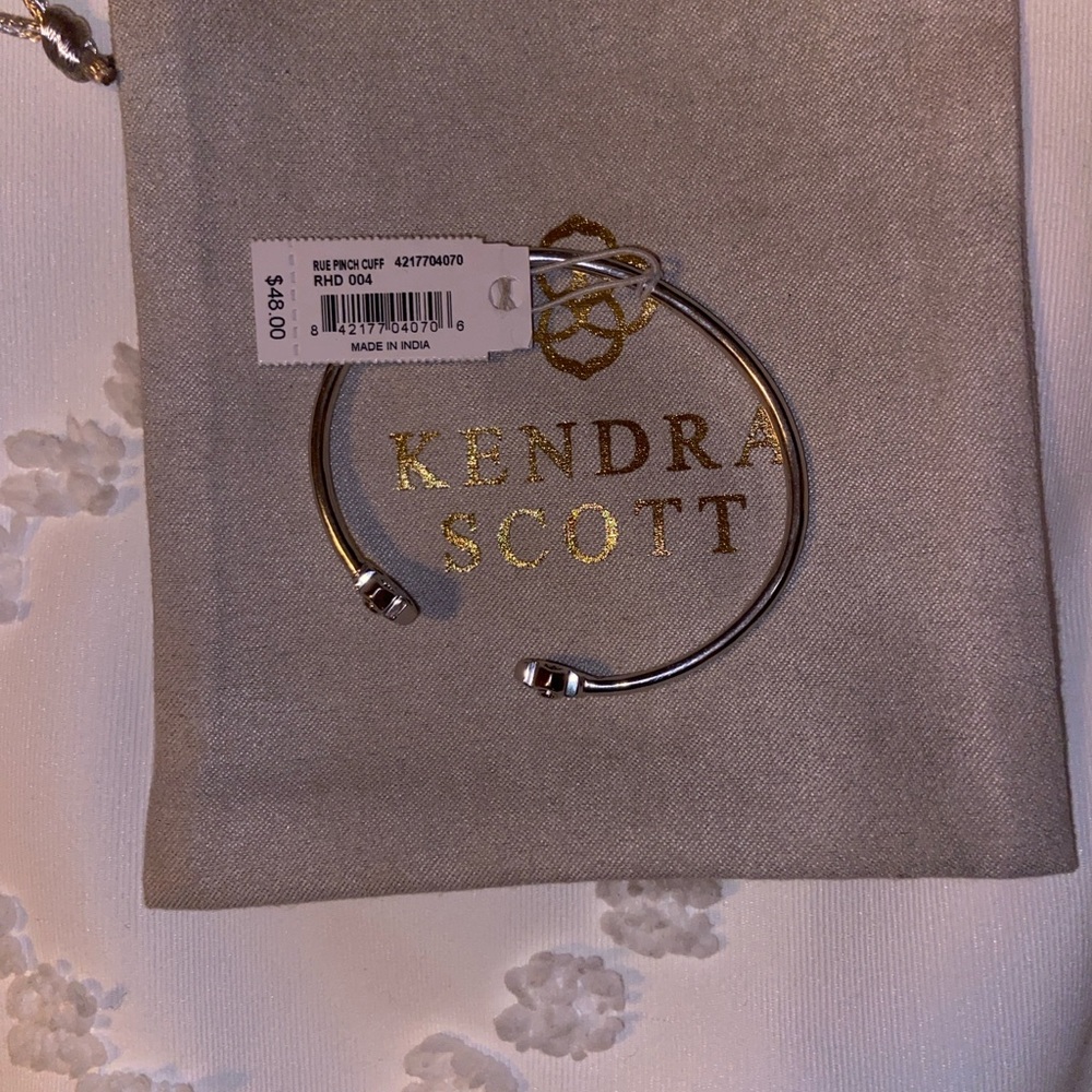 Kendra Scott Silver Open Cuff Bracelet